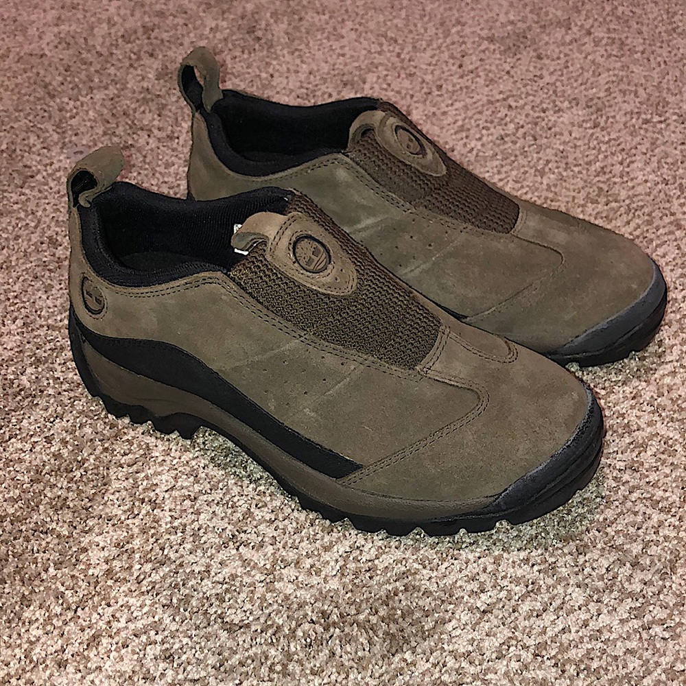 Timberland Leather Slip On Moc Shoes 7M